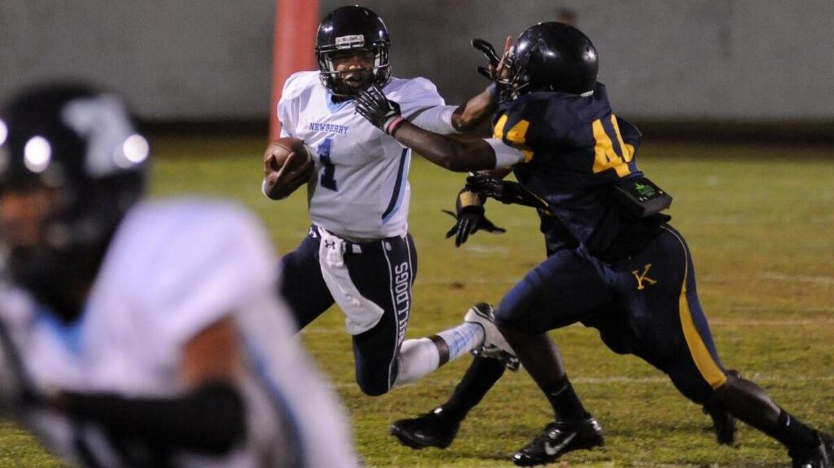 
Newberry quarterback Yafari Werts 
