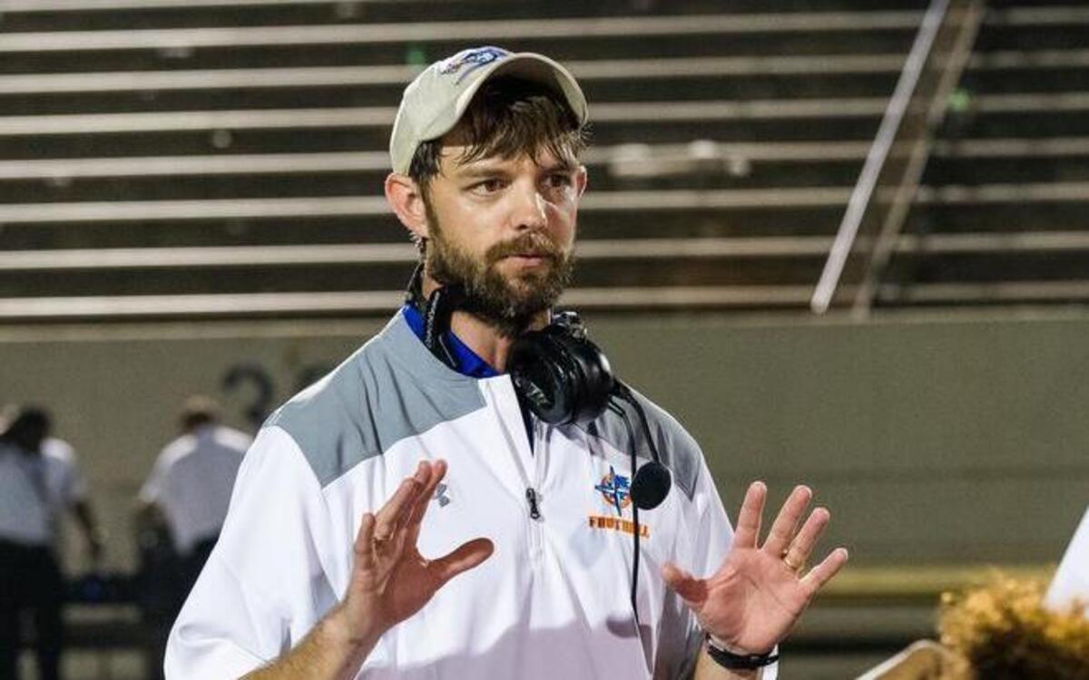 Richland Northeast High School football coach Bennett Weigle