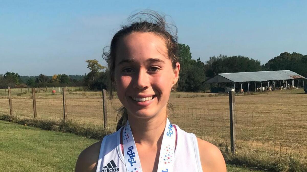 A.C. Flora’s Hannah Twine finished third in the Class 4A cross country state meet.