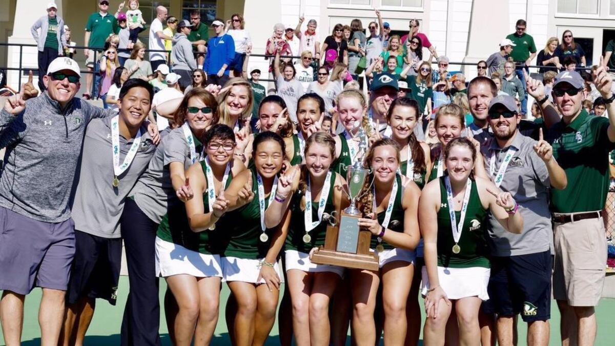 The River Bluff girls tennis team won the Class 5A championship on Saturday.