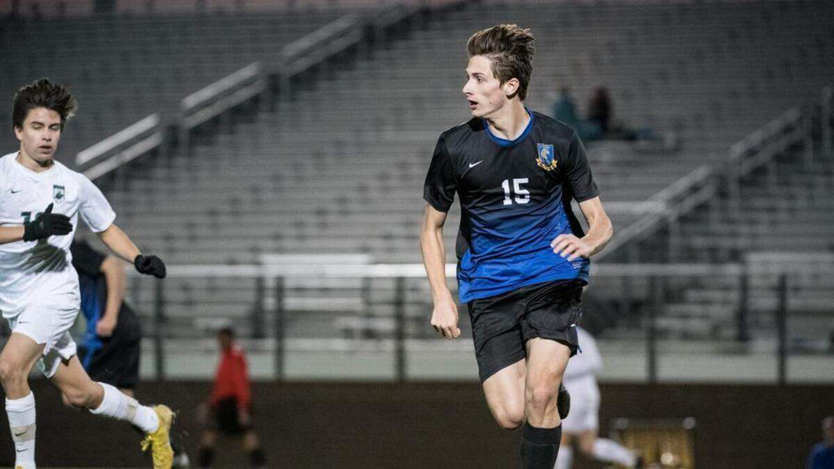 Lexington’s Ben Mayer dribbles the ball against Dutch Fork March 20, 2019, in Lexington, S.C. Mayer leads Lexington with 22 points.