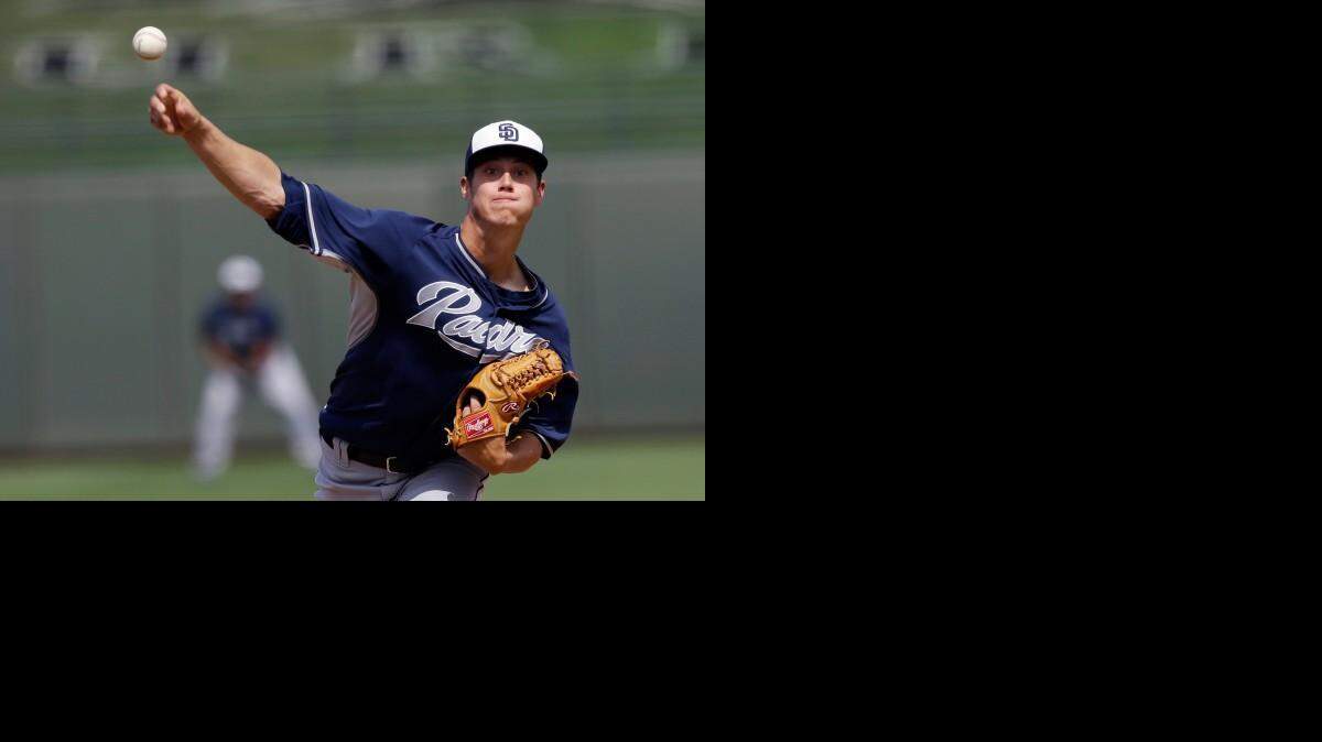 
Pitcher Matt Wisler was one of the top prospects in the Padres’ farm system.
