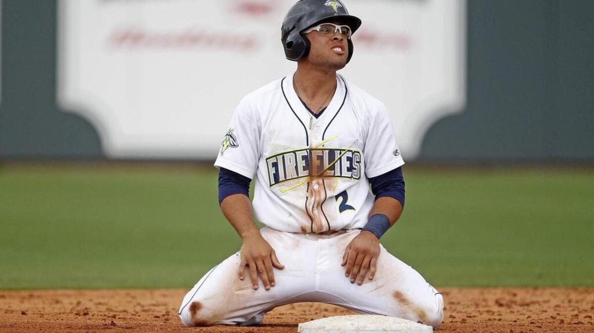 Columbia Fireflies centerfielder Desmond Lindsay