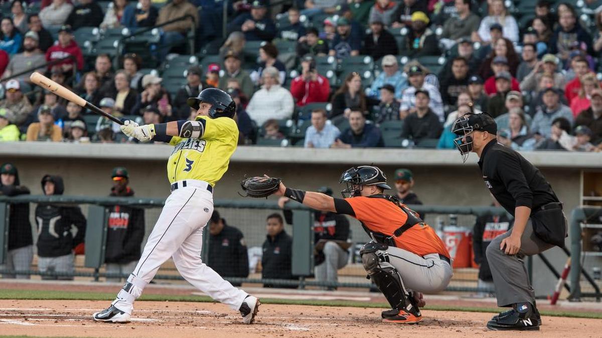 Columbia Fireflies' Michael Paez had two RBI in Friday’s win over Charleston.