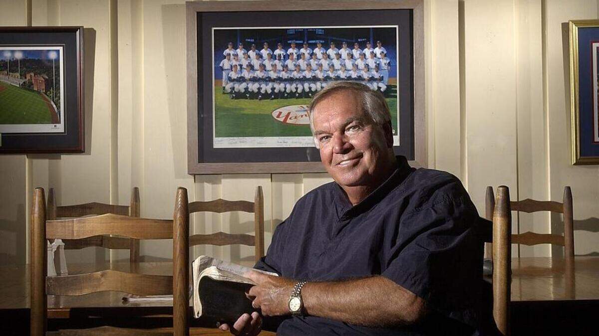 
Bobby Richardson, former second baseman for the New York Yankees and teammate of Yogi Berra. 

