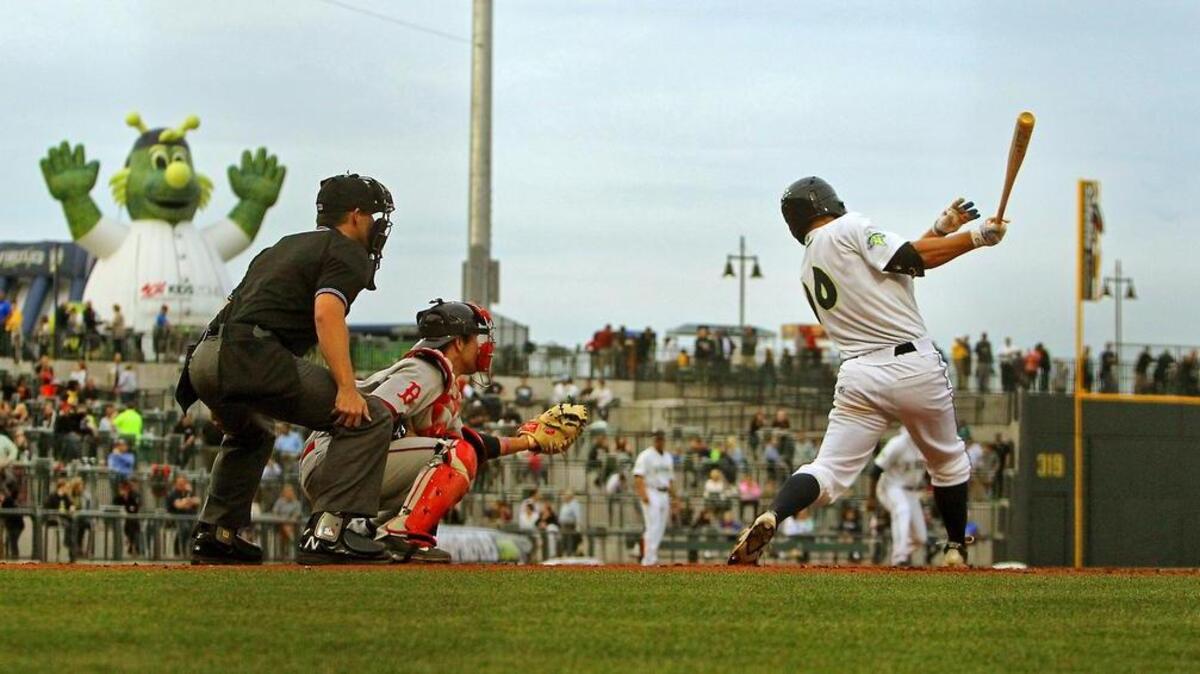 Columbia Fireflies outfielder Kevin Kaczmarski hit his first home run of the season in a 14-2 win over the Augusta GreenJackets.