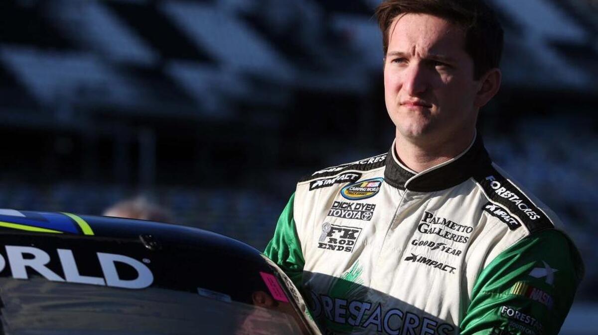 Camping World Truck Series driver Jordan Anderson, an A.C. Flora grad, finished 19th in the points standings in his rookie year.