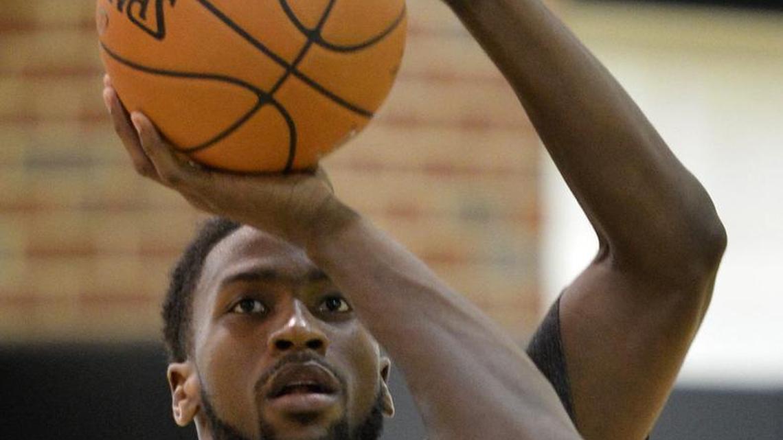 
Charlotte Hornets’ small forward Michael Kidd-Gilchrist during practice at the Novant Health Training Center inside Time Warner Cable Arena on July 2, 2015.
